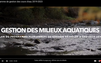 🎥💧 Réalisation d’une vidéo sur le programme de gestion des cours d’eau de la communauté de commune Haute-Corrèze Communauté entre 2019 et 2023