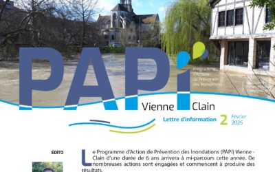 Publication de la lettre d’information n°2 du PAPI Vienne-Clain