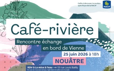 Café-rivière en bord de Vienne