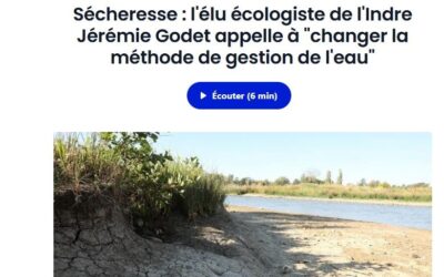 Sécheresse et gestion de l’eau